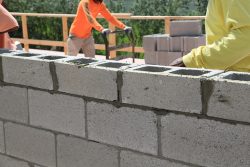 Building,A,Cement,Block,Wall,For,A,House