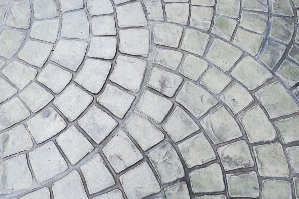 Paving,Stones,On,Floor,In,Parking,Lot,concept,Of,Laying,Paving