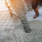 Concrete,Cement,Work,For,Floor,Pouring,With,Wire,Mesh,At